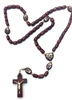 Our Lady Undoer of Knots Wood Bead Rosary