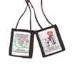 Our Lady of Mt. Carmel Colored Brown 100% Wool Scapular without Medals