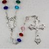 Multi-Color Genuine Glass Bead Rosary