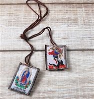 Our Lady of Guadalupe and Saint Michael Brown Scapular