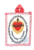 Sacred Heart Cloth Badge