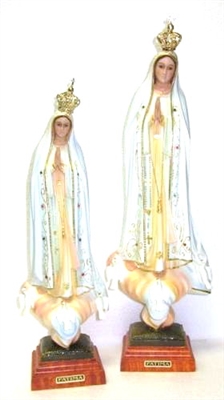 16" and 20" Our Lady of Fatima Statue