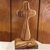 Olive Wood Comfort Cross with Magnetic Stand CRS1602B