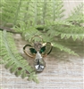 Emerald May Birthstone Angel Pin