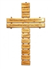 9" Olive Wood The Our Father Wall Cross