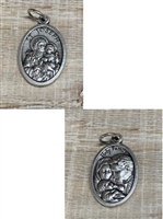 Saint Joseph Oxidized Medal