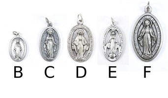 Oxidized Miraculous Medals