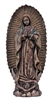 Our Lady of Guadalupe, Cold-Cast Bronze, Lightly Hand-Painted, 6 inches