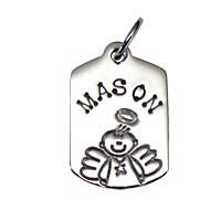 Small Dogtag Half Character Male Angel