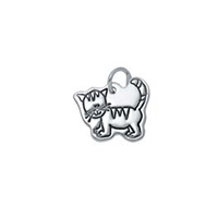 Small Outline Charm - Cat