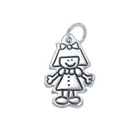 Small Outline Charm - Girl