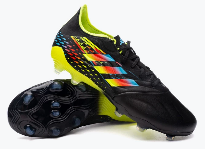 Adidas Copa Sense .2 FG Jnr Core Black Bright Cyan | Soccerchili.com