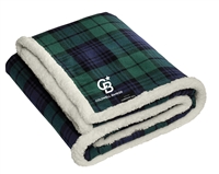 Coldwell Banker Flannel Sherpa Blanket