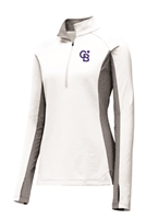 Womens Stretch Contrast 1/2-Zip Pullover