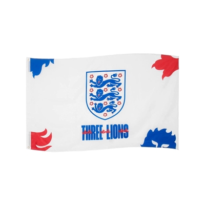 England Three Lions Team Flag 5x3