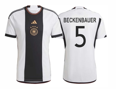 Germany Home Jersey 2022/23 BECKENBAUER #5