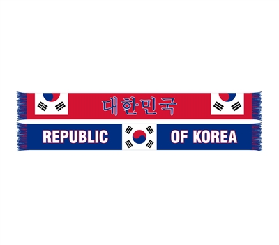 South Korea Soccer Scarf