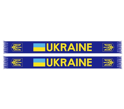 Ukraine Soccer Scarf