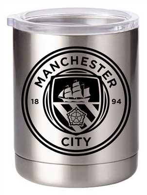 Manchester City 10oz Stainless Steal Lowball
