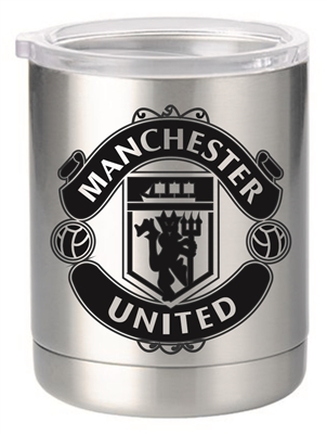 Manchester United 10oz Stainless Steal Lowball