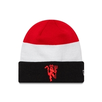 Manchester United F.C New Era Flag Cuff Beanie