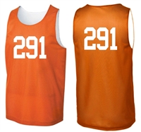 Training Pinnie/Scrimmage Vest Numbered REVERSIBLE (12 minimum)