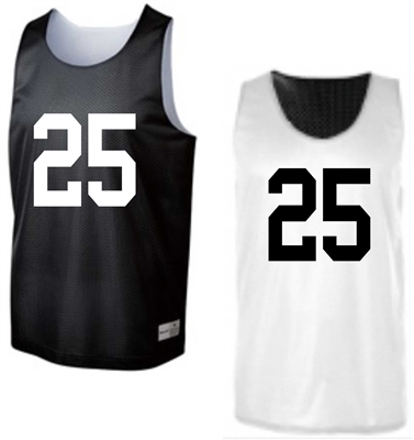 Training Pinnie/Scrimmage Vest REVERSIBLE (No minimums)