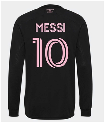 Messi Inter Miami CF 2022 Long Sleeve Jersey-ADULT