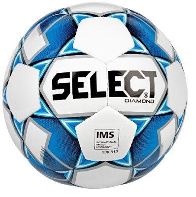 Select Club Diamond Soccer Ball- ROYAL Size 4