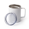 Custom White 10oz Stainless Coffee Cup