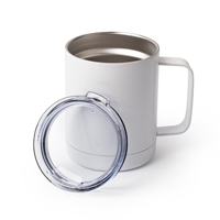 Custom White 10oz Stainless Coffee Cup