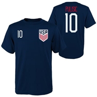 US Soccer USMNT Pulisic Number 10 Tee-ADULT