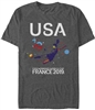 USA World Cup 2019 FIFA France Mens Heather Tee BOGO IN STORE