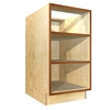 0 door base cabinet (PREINISHED BIRCH PLY INTERIOR, with your choice of face material and finish)