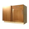 1 door 1 drawer blind corner base cabinet (LEFT side hinged with integrated filler)