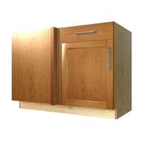 1 door 1 drawer blind corner base cabinet (LEFT side hinged with integrated filler)