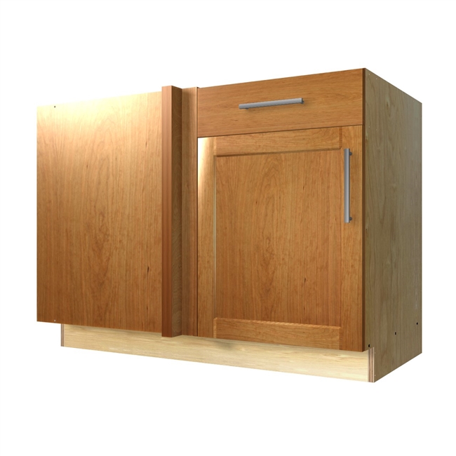 1 door 1 drawer blind corner base cabinet (LEFT side hinged with integrated filler)