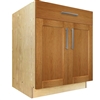 2 door 1 drawer base cabinet