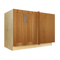 2 door blind corner base cabinet (RIGHT side hinged with integrated filler)