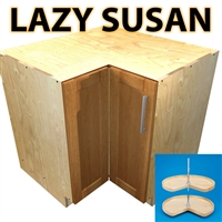 90 degree base cabinet (WOOD LAZY SUSAN)