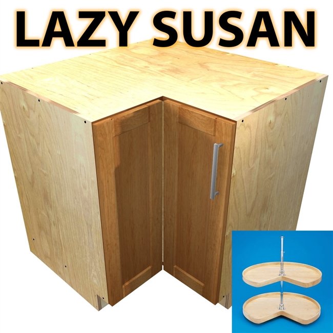 90 degree base cabinet (WOOD LAZY SUSAN)