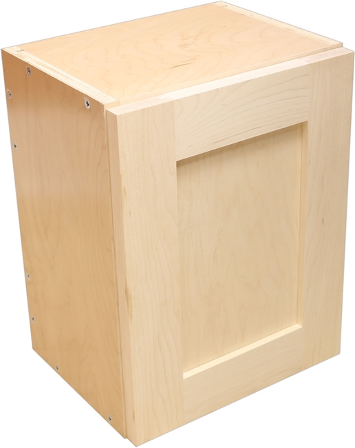 CITY SAMPLE CABINET- Shaker Door (Paint Grade: frame=MAPLE, panel=MAPLE), birch/hoop pine case