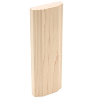 WOOD SAMPLE- maple hard white (CLEARCOAT)