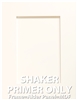 PRIMER ONLY! SAMPLE DOOR- Shaker Inset Panel Sample Cabinet Door (Paint Grade: frame=alder, panel=MDF) (sprayed with PRIMER ONLY, customer to apply paint on site)
