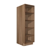 0 door exposed interior TALL cabinet (interior will the match wood type and finish chosen for the face of the cabinet)