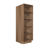 0 door exposed interior TALL cabinet (interior will the match wood type and finish chosen for the face of the cabinet)