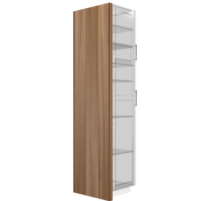 Finished End Panel - SLAB WIDE STILE ADJUSTABLE WIDTH - tall cabinets