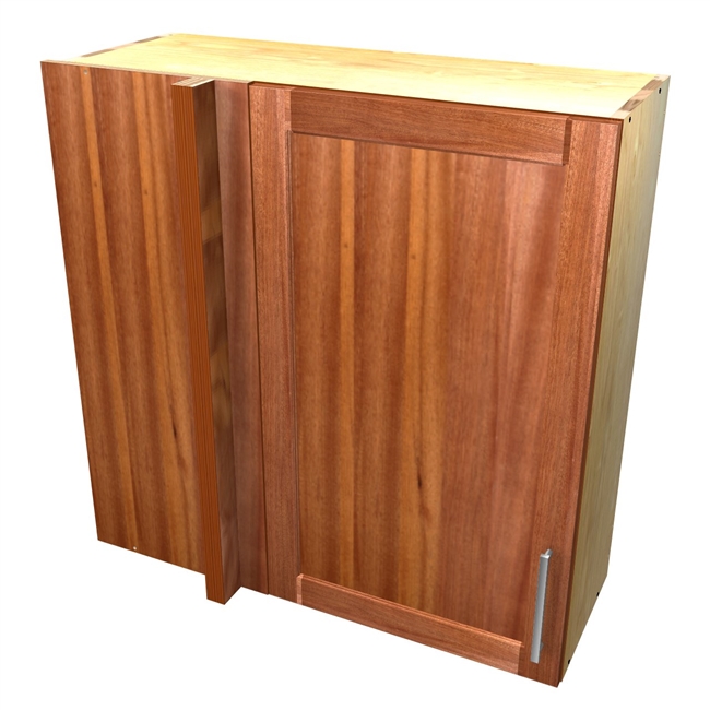 1 door blind corner wall cabinet (LEFT side hinged with integrated filler)