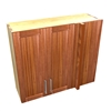 2 door blind corner wall cabinet (RIGHT side hinged with integrated filler)