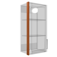 Slim wall cabinet filler (for use in tight cabinet locations)